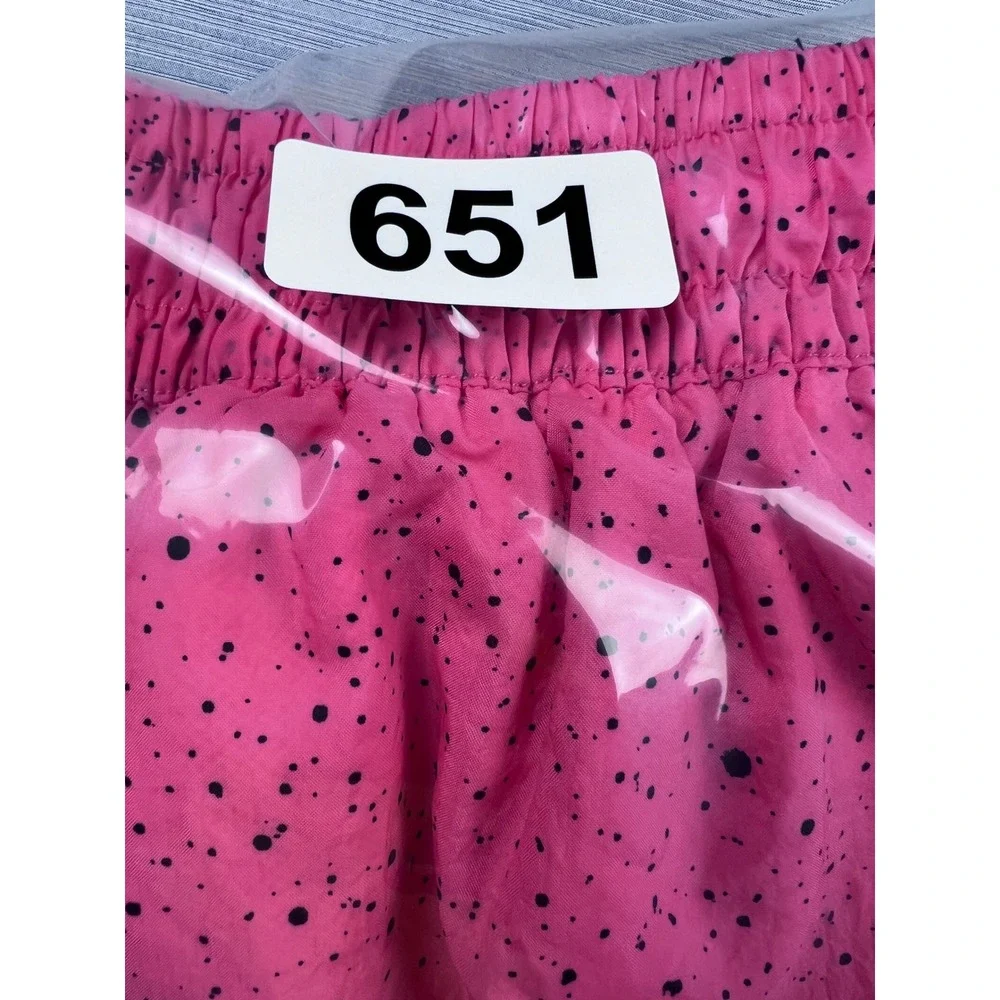 Jordan Mens Pink Black Speckle Jumpman Shorts NeonLogo XXL Basketball Streetwear